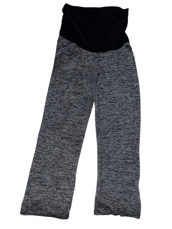 Classic Concepts Pants - Maternity Wide-Leg Knit Pants with Elastic Over-Belly Panel